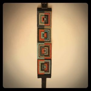 Julie Rofman hand loomed bracelet.